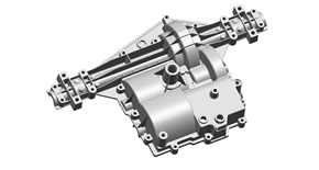 Transmission gearbox houseing